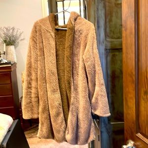 Stylish Jacket, size M, Tan and Brown, Reversible